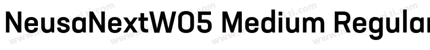 NeusaNextW05 Medium Regular字体转换